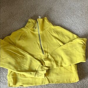 Lululemon Half-Zip Cropped Sweatshirt • Sz M/L